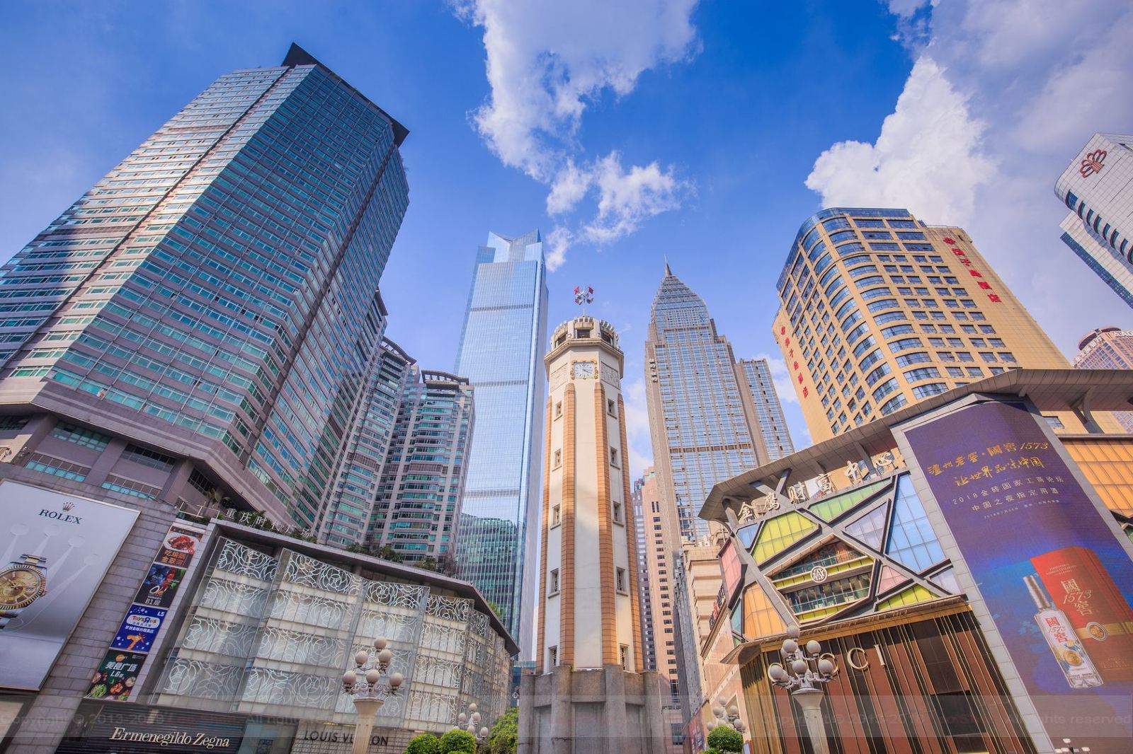 Chongqing Jiefangbei Pedestrian Street