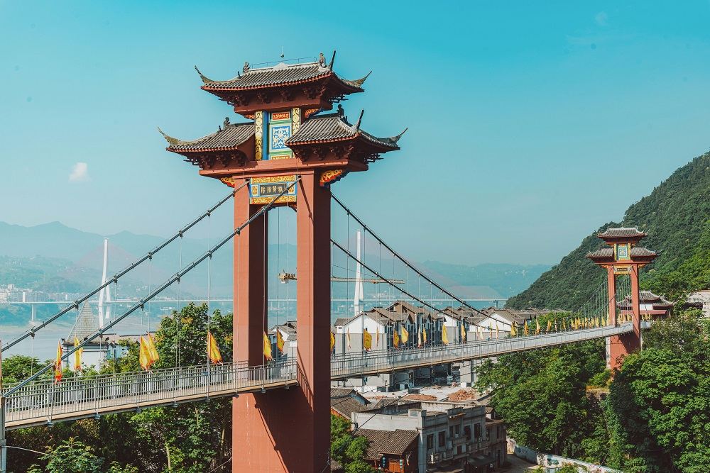 Chongqing Fengdu Ghost City Famous Mountain Scenic Spot