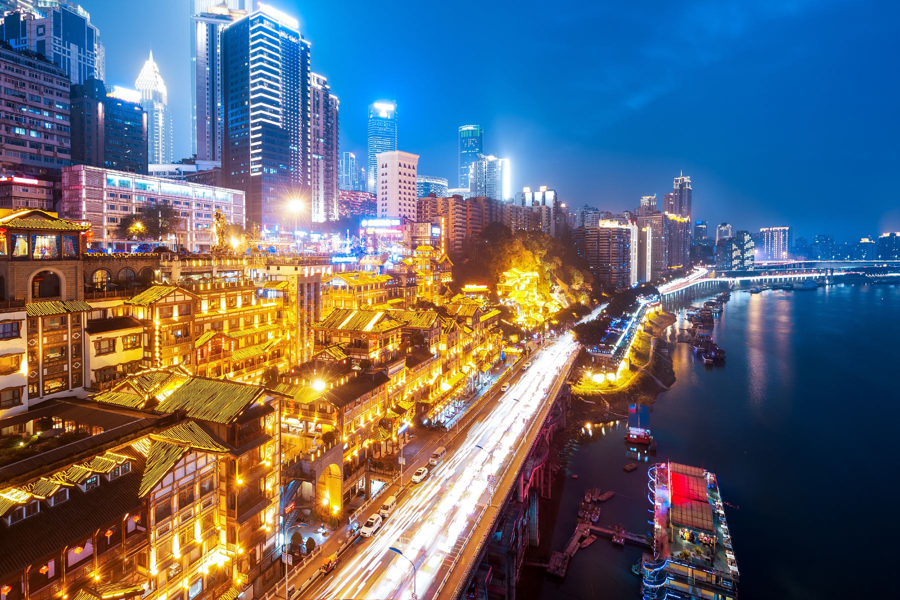 Chongqing Hongyadong Folk Customs Area